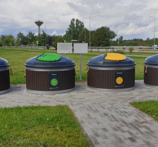 Radviliškio rajono savivaldybės teritorijoje pradedamos naudoti naujos pusiau požeminės atliekų surinkimo aikštelės 